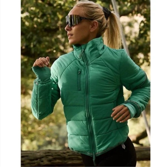 Free People! FP Movement Gathering Storm Run Puffer Jacket Coat In